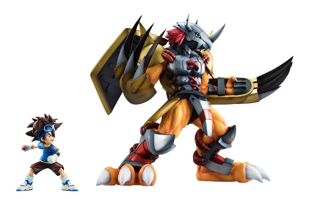 PREVENTA Megahouse Figures Precious Gem Series: Digimon Adventure - Wargreymon Y Taichi Yagami