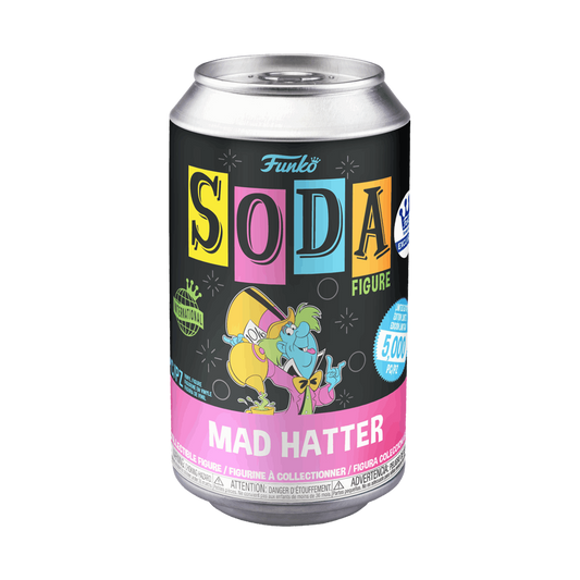 Funko Vinyl SODA: Alicia en el Pais de las Maravillas Blacklight - Mad Hatter Sombrerero Loco Exclusivo Funko Shop