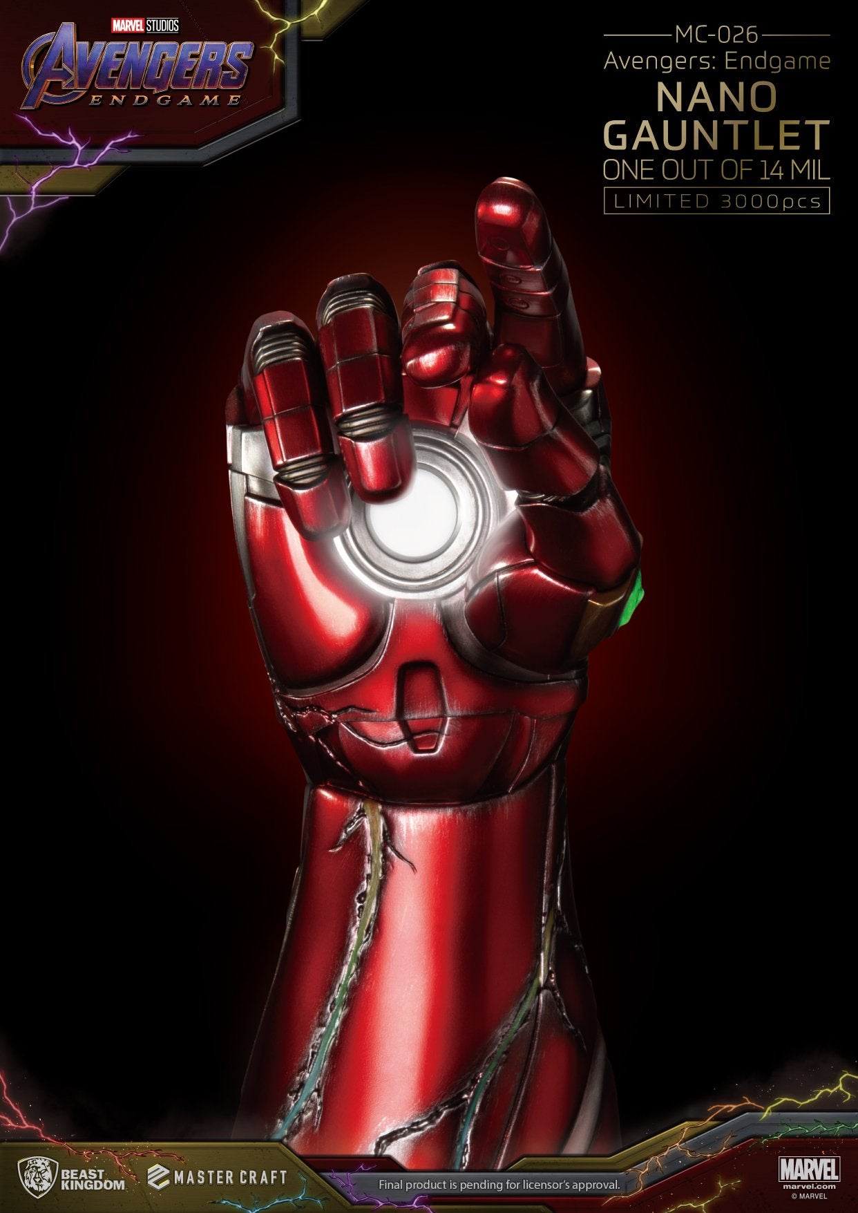 Beast Kingdom Master Craft: Avengers Endgame Master - Nano Guantelete