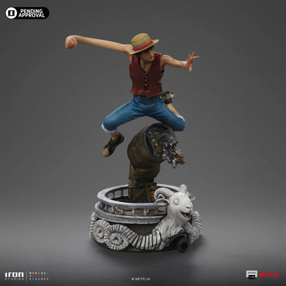 PREVENTA IRON Studios: One Piece Netflix - Luffy Escala de Arte 1/10