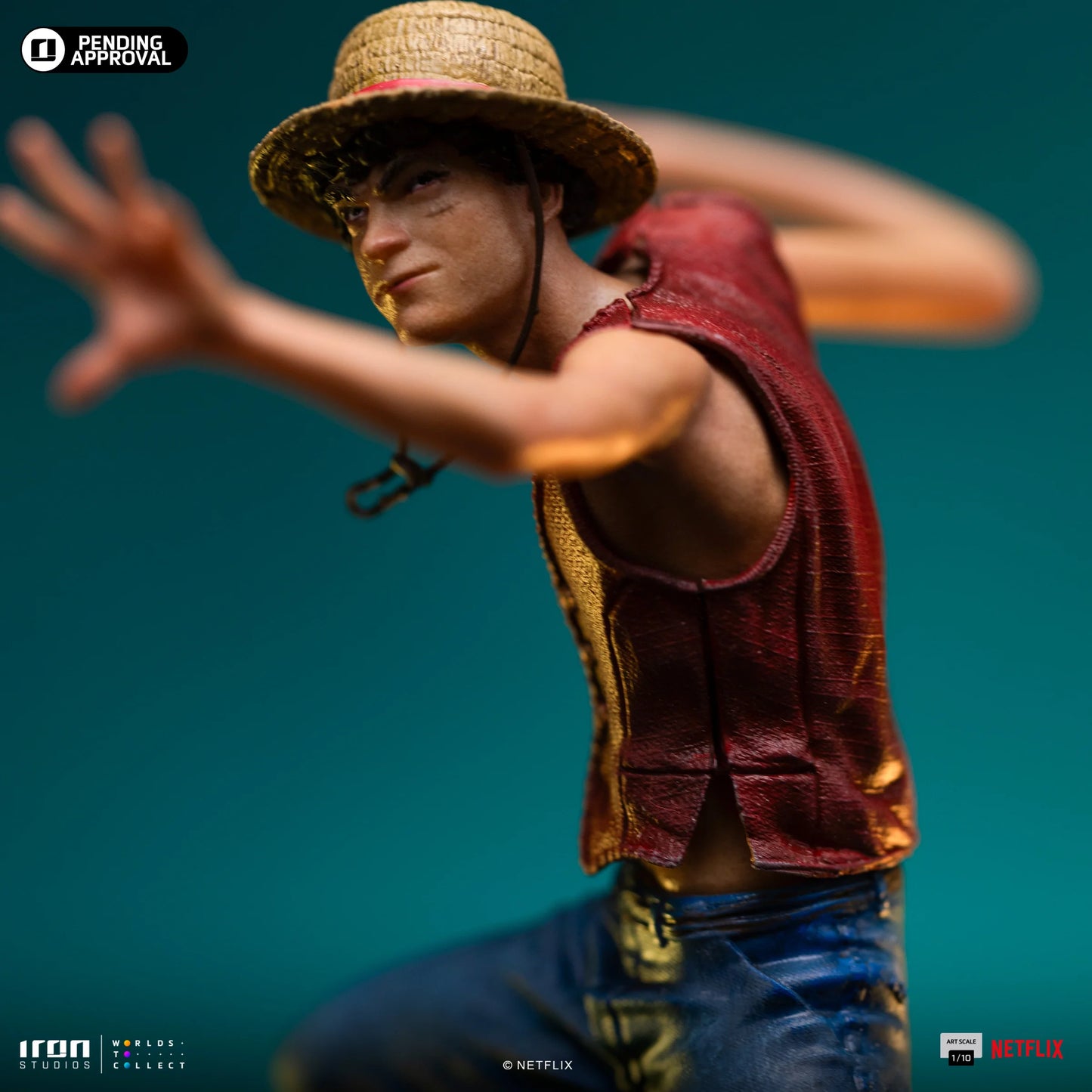 PREVENTA IRON Studios: One Piece Netflix - Luffy Escala de Arte 1/10