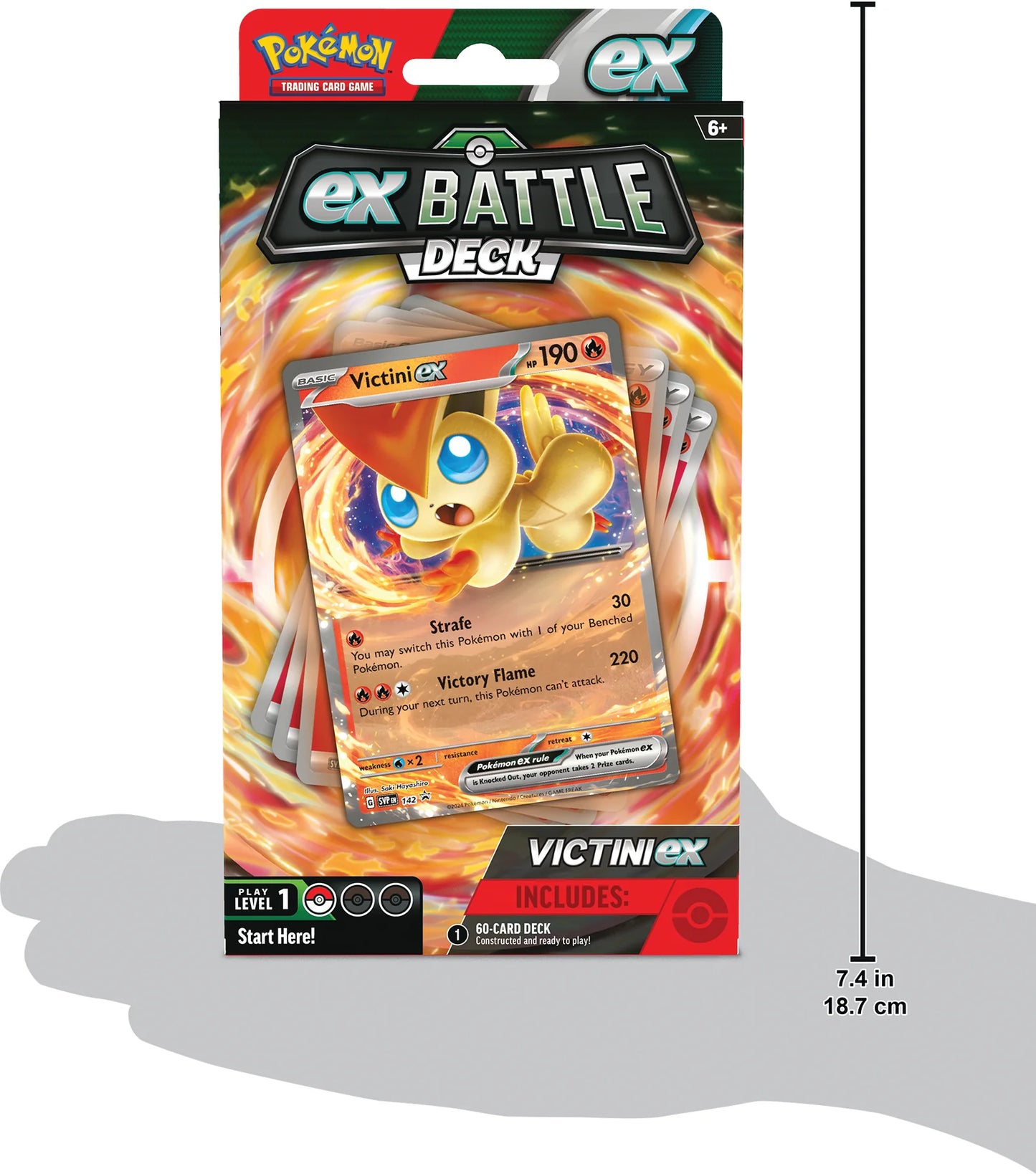 Pokemon TCG: Victini ex Battle Deck En Español