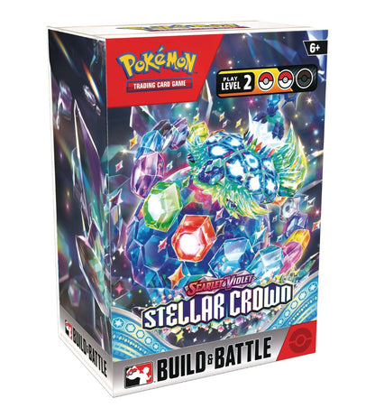 Pokemon TCG Scarlet & Violet: Stellar Crown - Build & Battle Box En Ingles