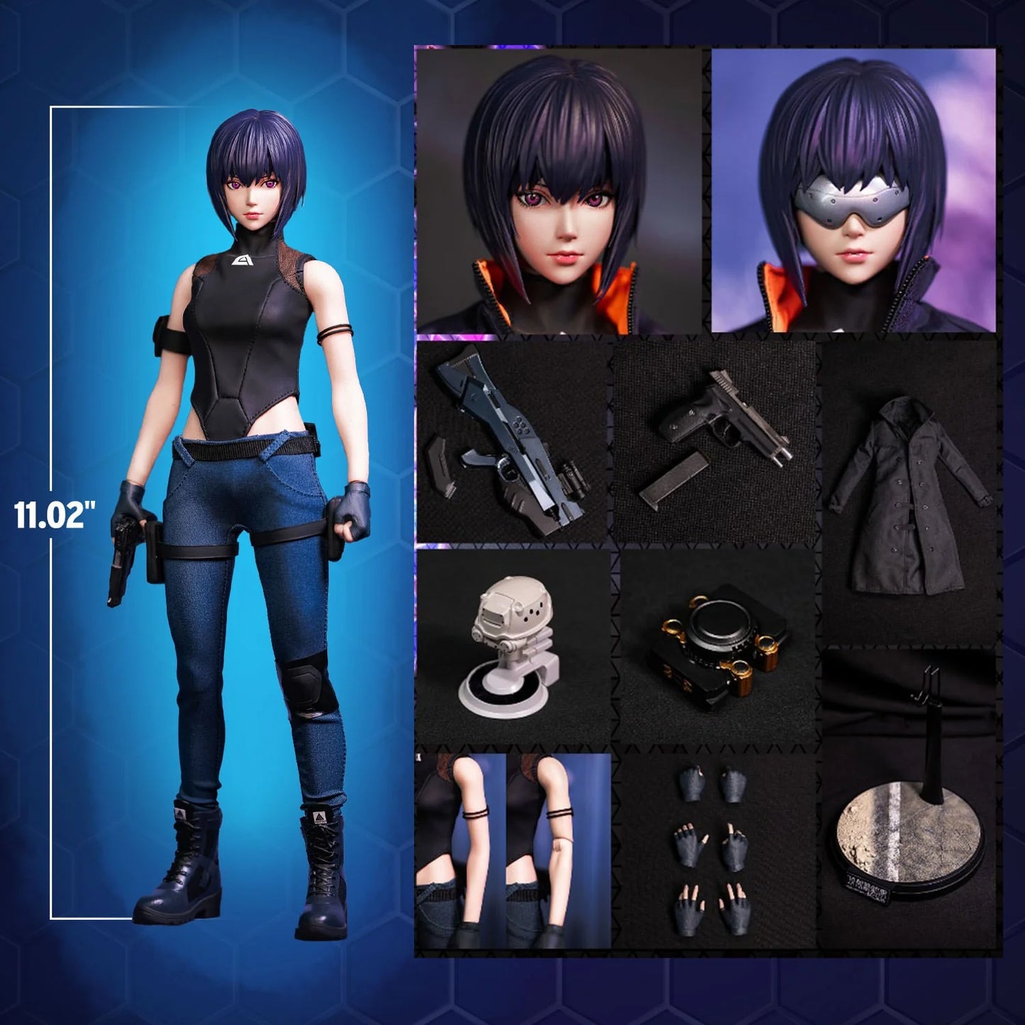 PREVENTA Damtoys: Ghost In The Shell - Motoko Kusanagi Version Casual Escala 1/6