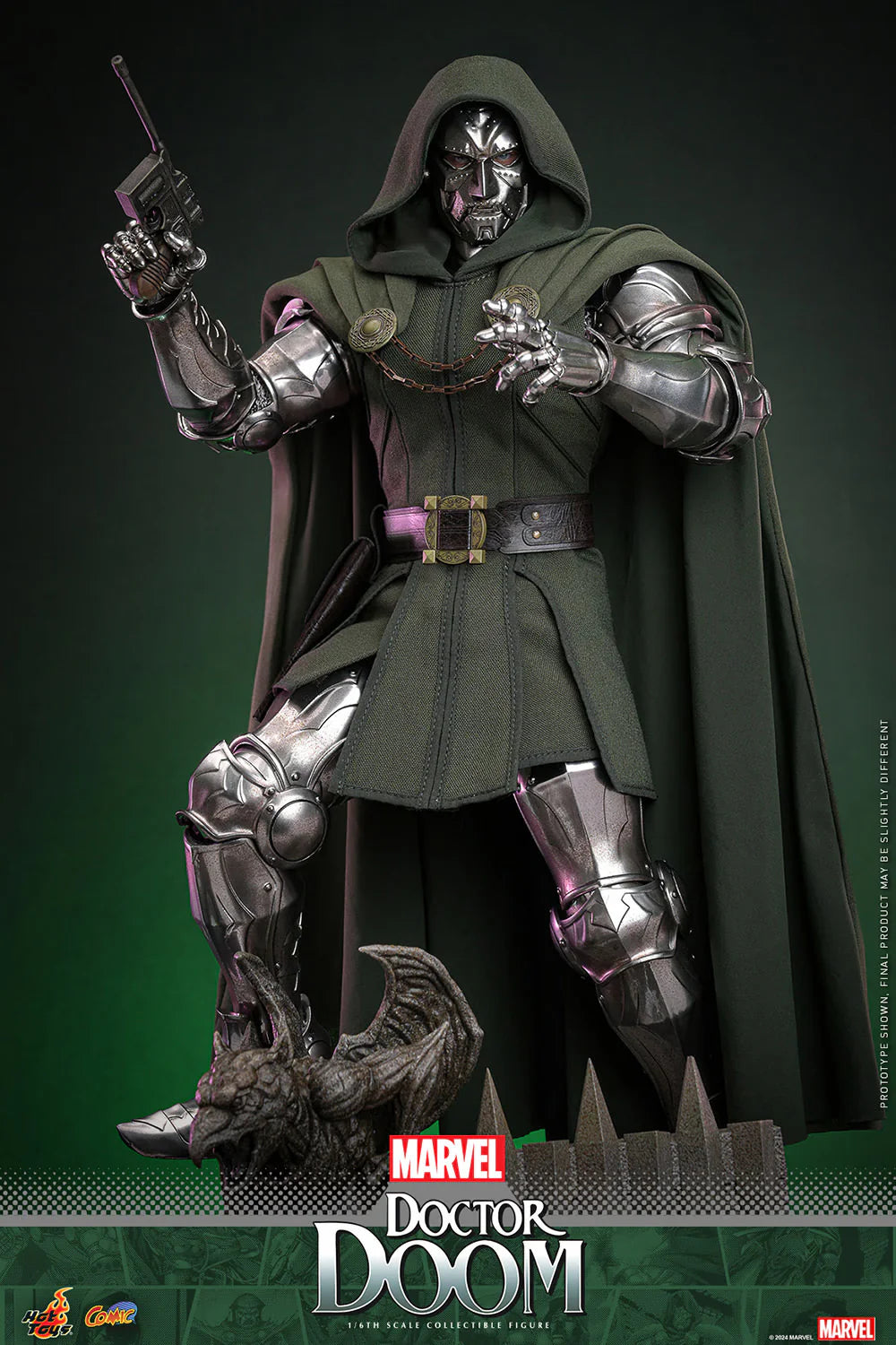 PREVENTA Hot Toys Comic Masterpiece Series: Marvel Comics - Doctor Doom Escala 1/6