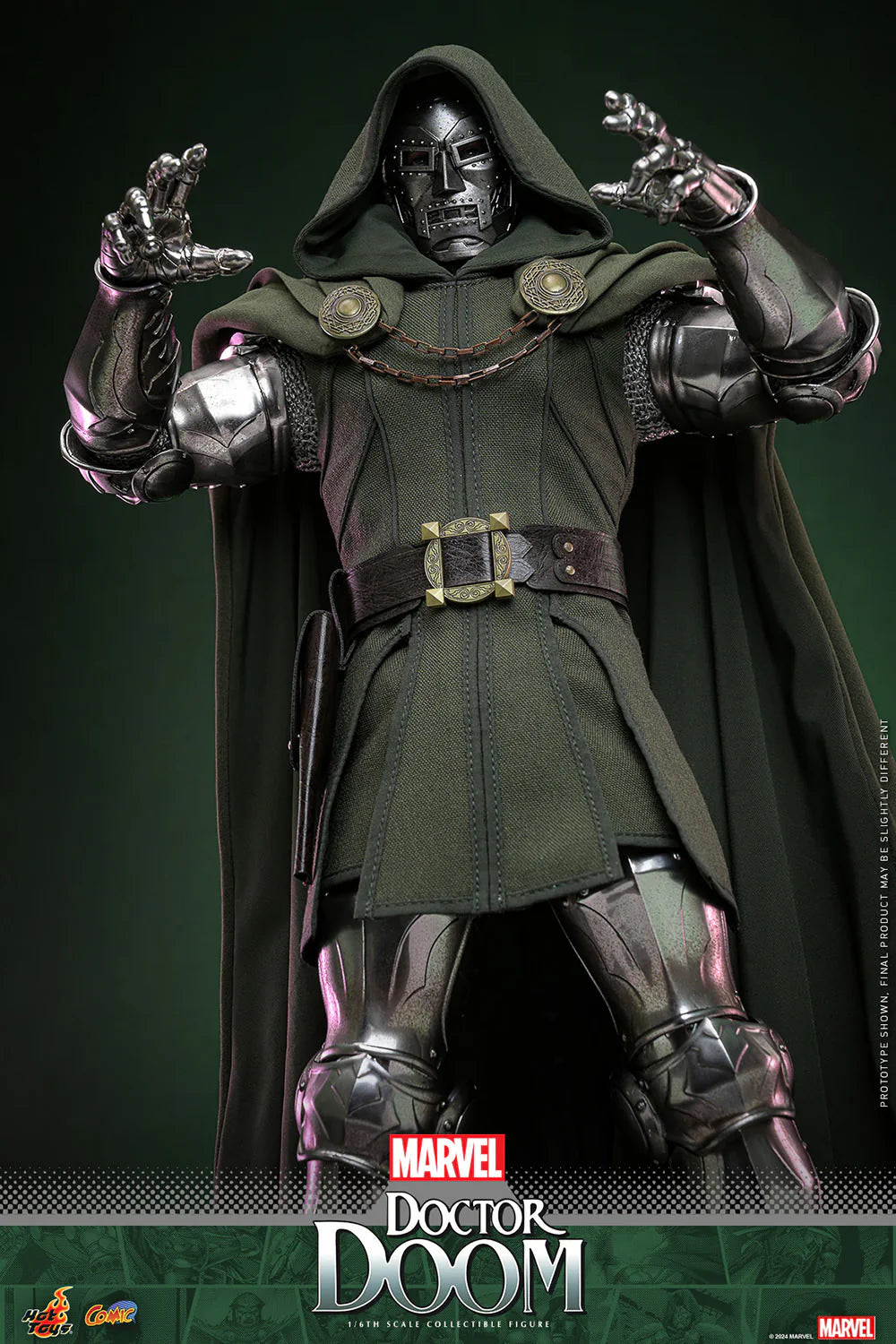 PREVENTA Hot Toys Comic Masterpiece Series: Marvel Comics - Doctor Doom Escala 1/6