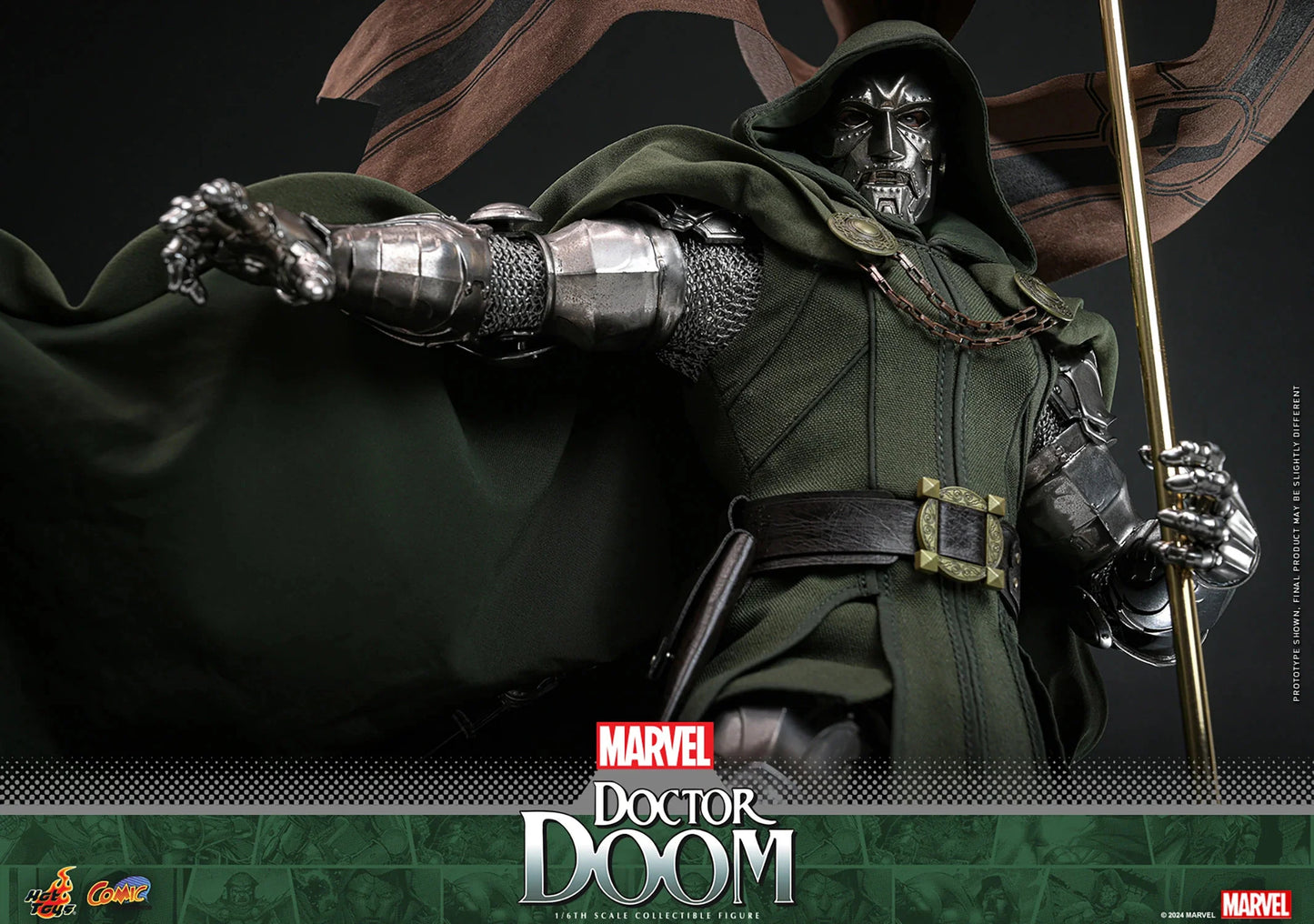 PREVENTA Hot Toys Comic Masterpiece Series: Marvel Comics - Doctor Doom Escala 1/6