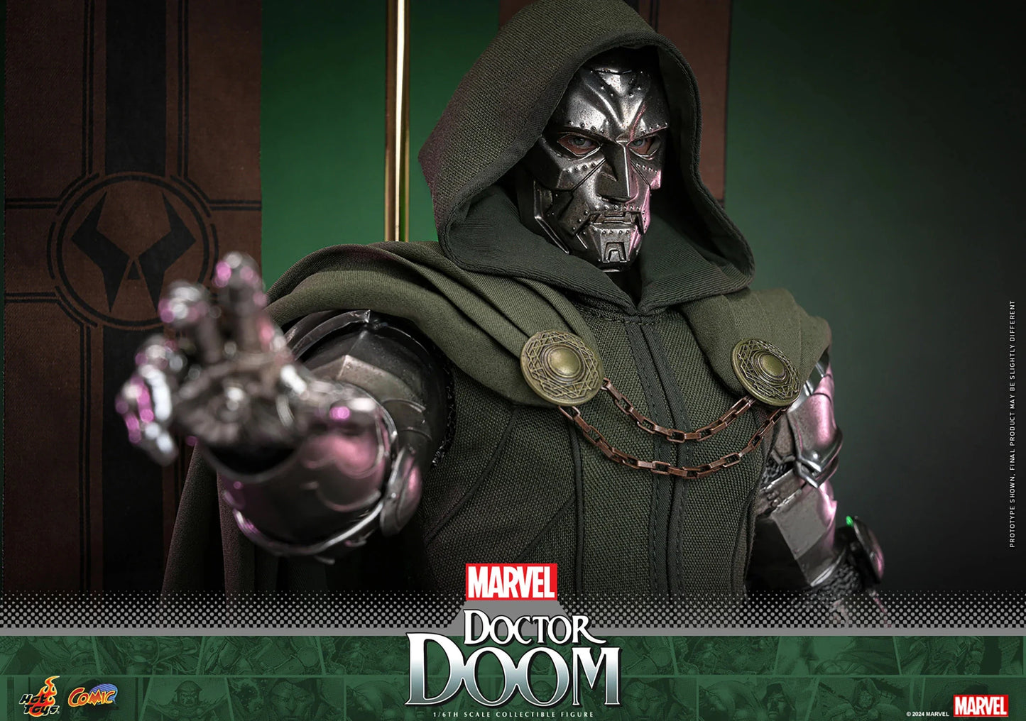 PREVENTA Hot Toys Comic Masterpiece Series: Marvel Comics - Doctor Doom Escala 1/6