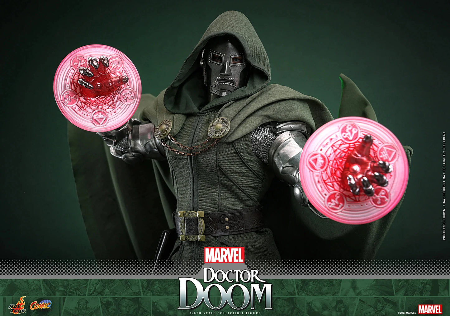 PREVENTA Hot Toys Comic Masterpiece Series: Marvel Comics - Doctor Doom Escala 1/6