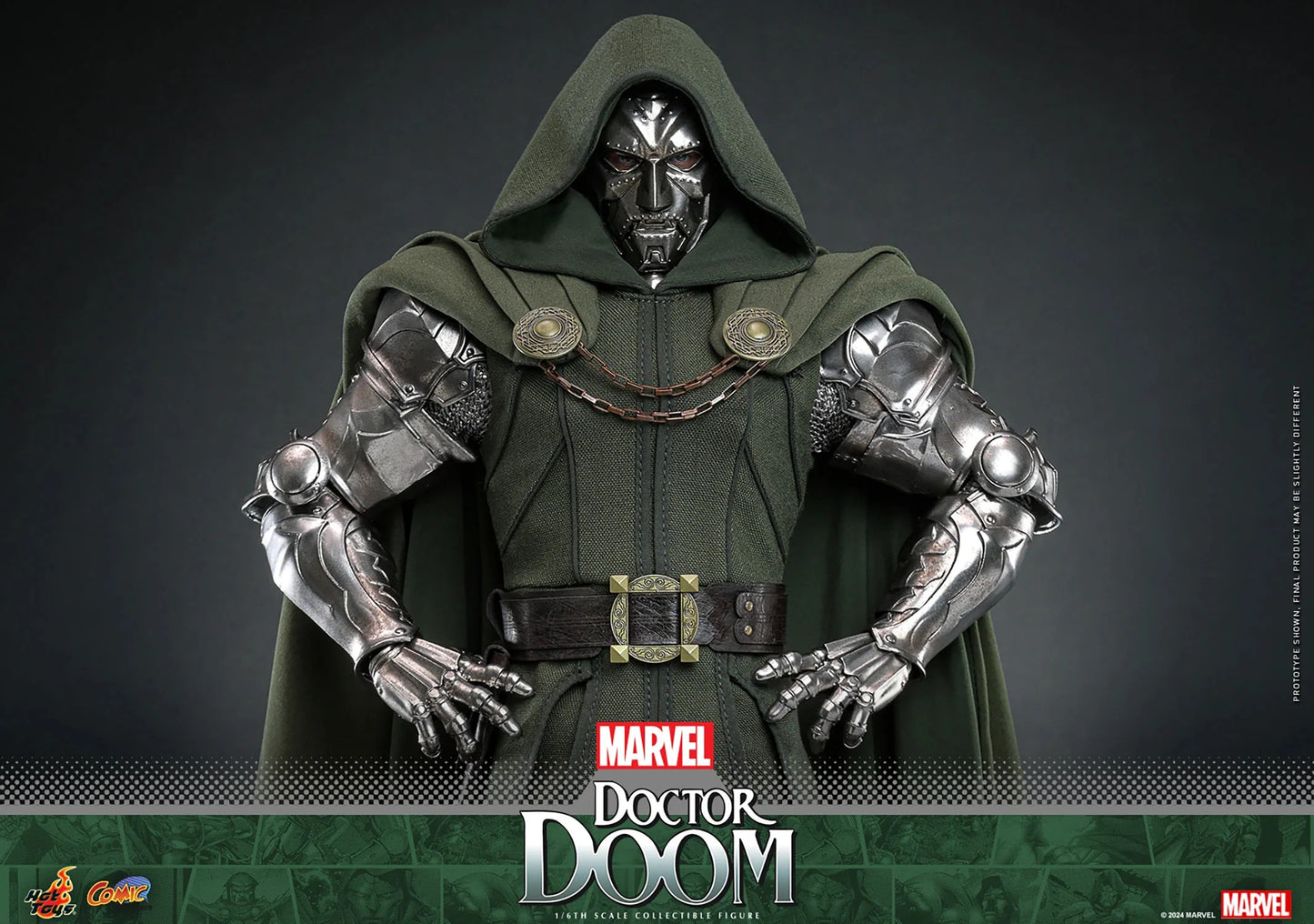 PREVENTA Hot Toys Comic Masterpiece Series: Marvel Comics - Doctor Doom Escala 1/6