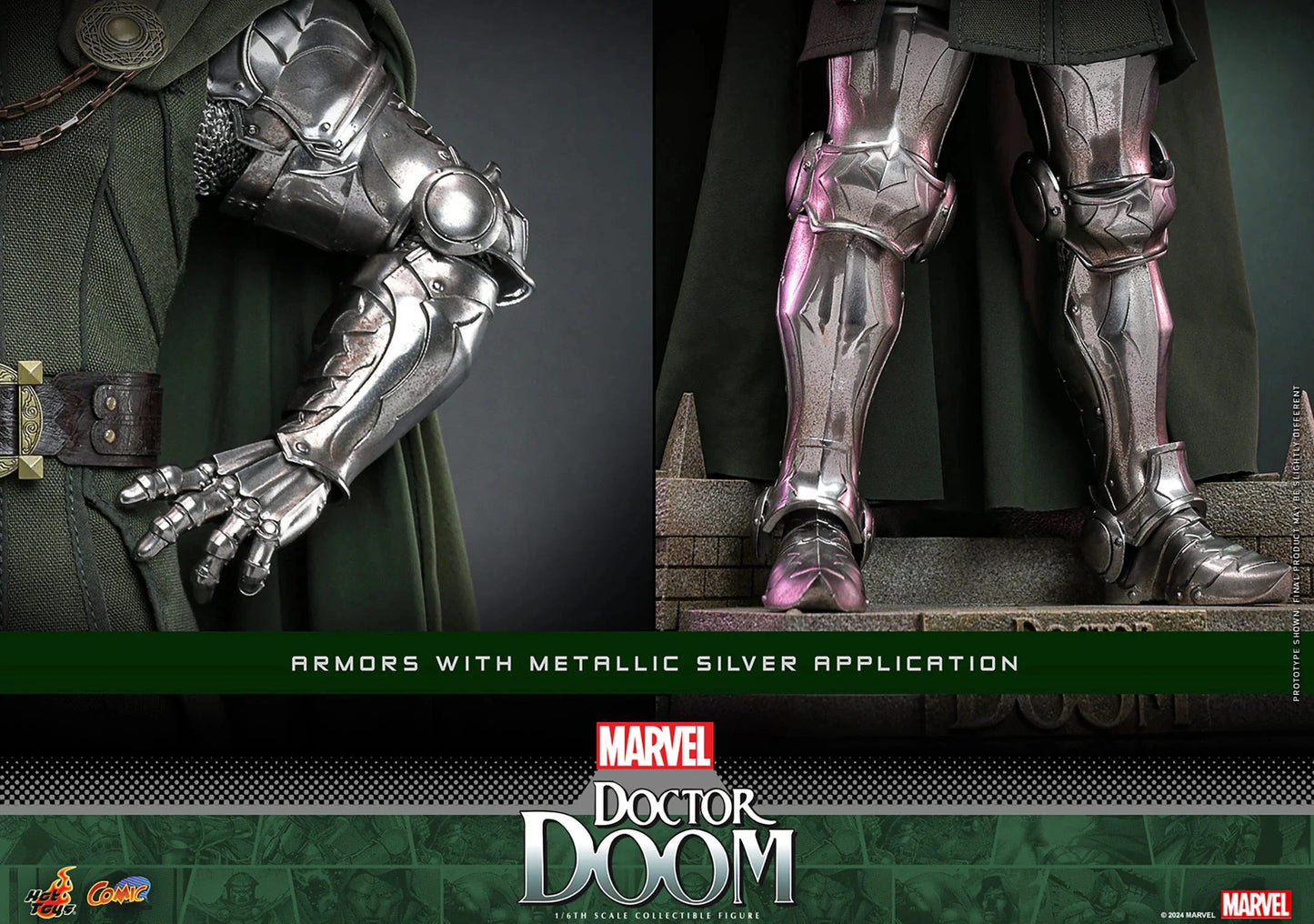 PREVENTA Hot Toys Comic Masterpiece Series: Marvel Comics - Doctor Doom Escala 1/6