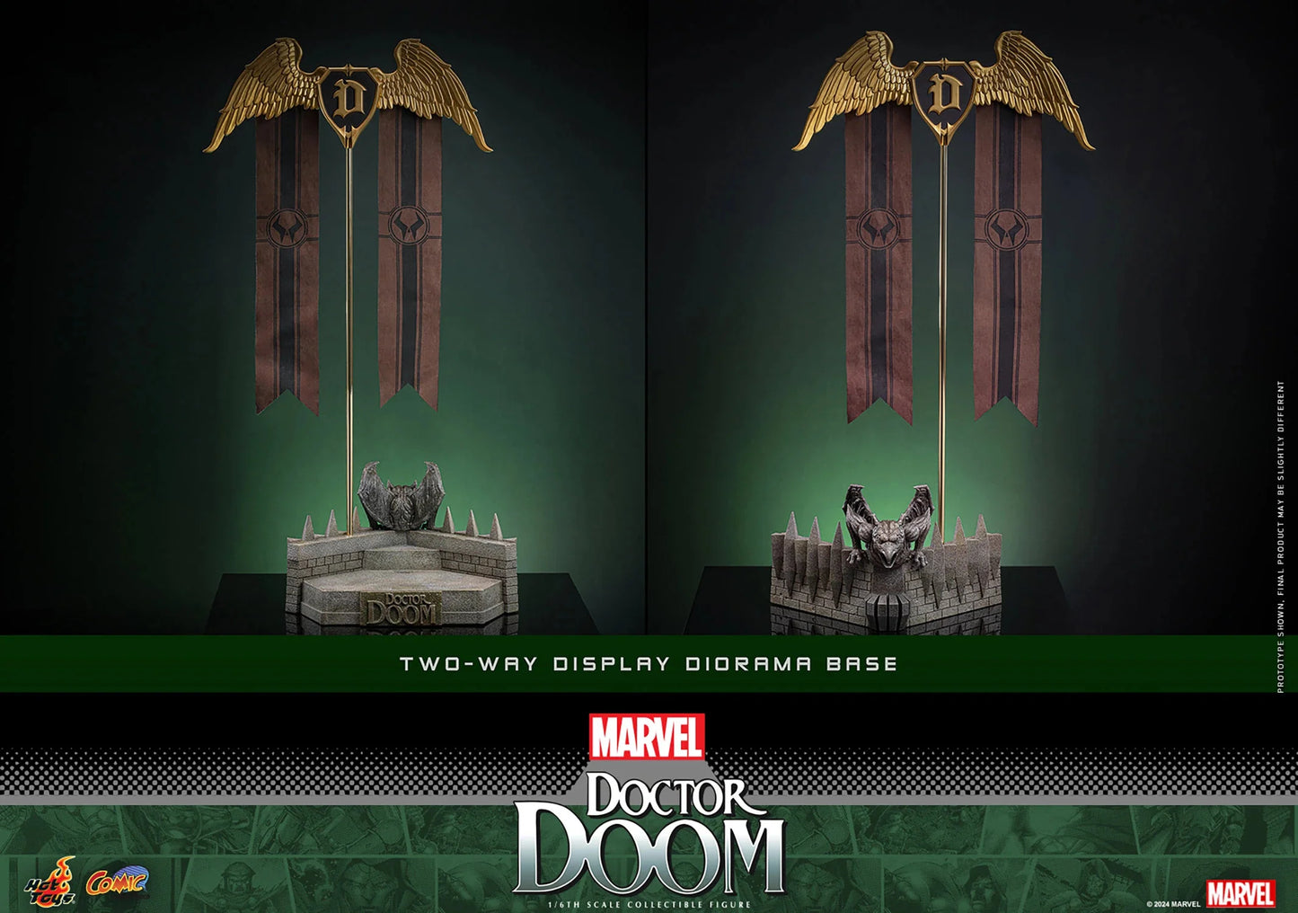 PREVENTA Hot Toys Comic Masterpiece Series: Marvel Comics - Doctor Doom Escala 1/6