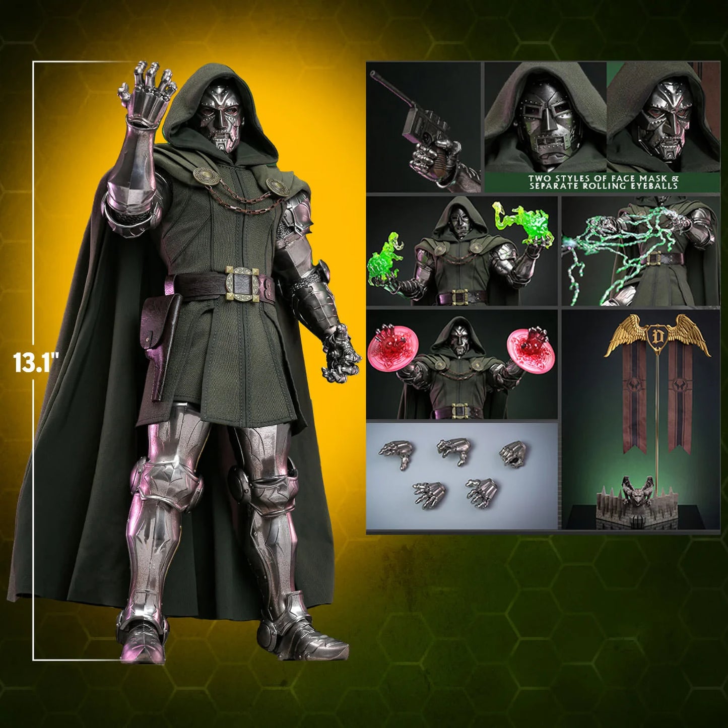 PREVENTA Hot Toys Comic Masterpiece Series: Marvel Comics - Doctor Doom Escala 1/6