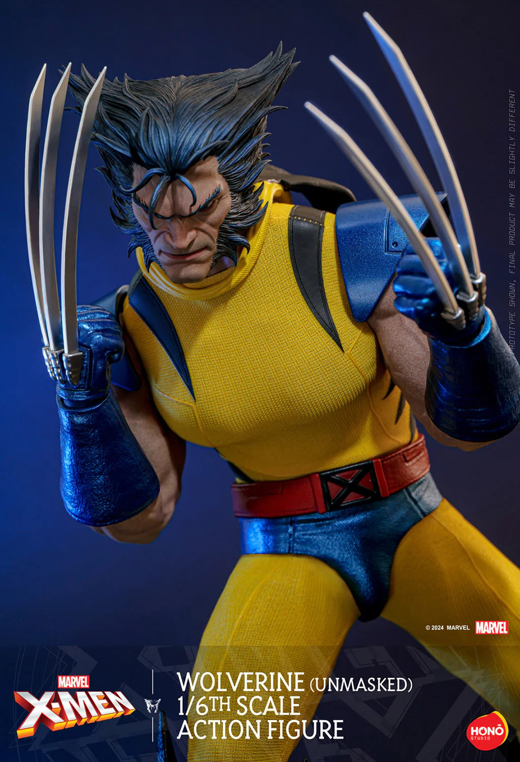 PREVENTA Hono Studio Action Figure: Marvel X-Men - Wolverine Unmasked Escala 1/6