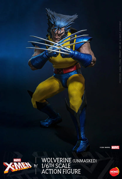 PREVENTA Hono Studio Action Figure: Marvel X-Men - Wolverine Unmasked Escala 1/6