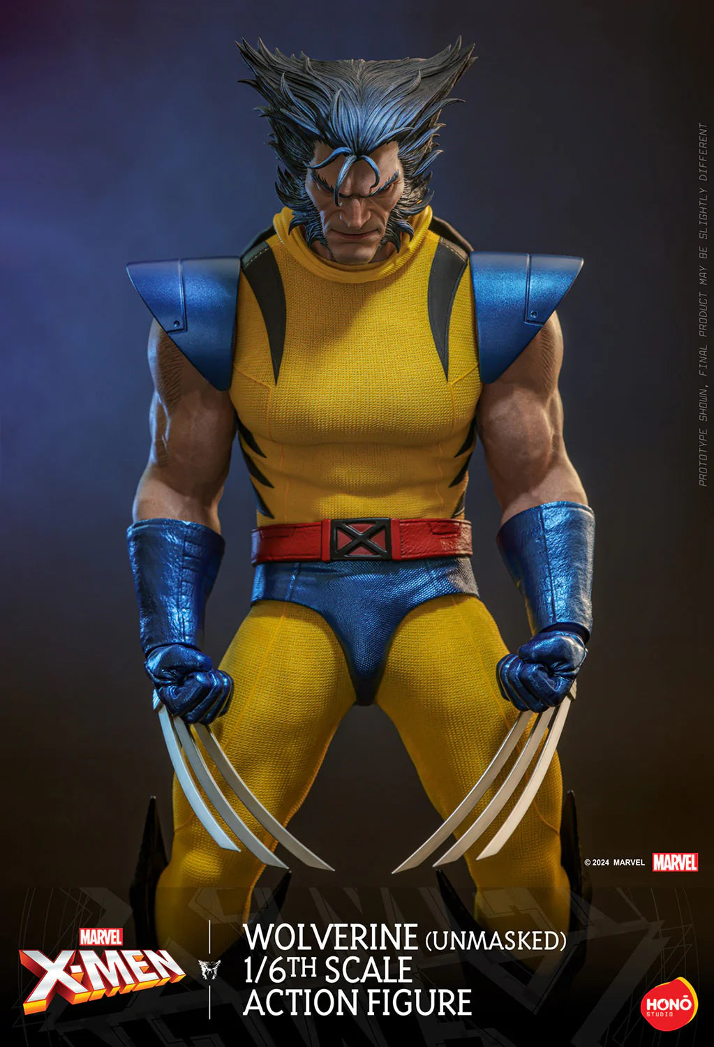 PREVENTA Hono Studio Action Figure: Marvel X-Men - Wolverine Unmasked Escala 1/6