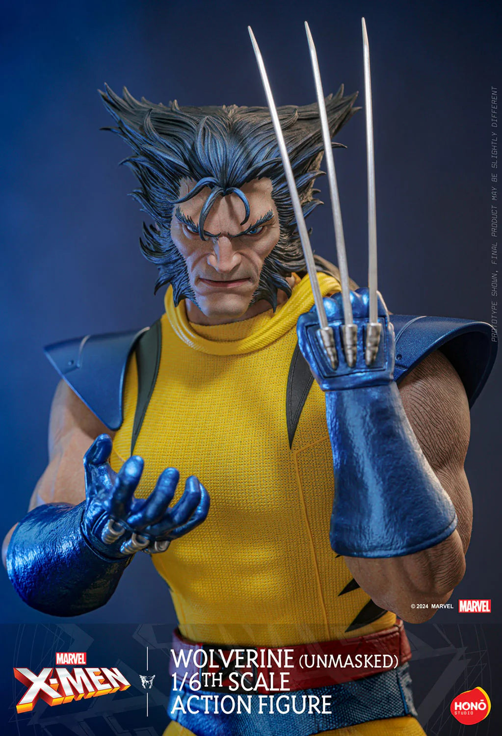 PREVENTA Hono Studio Action Figure: Marvel X-Men - Wolverine Unmasked Escala 1/6