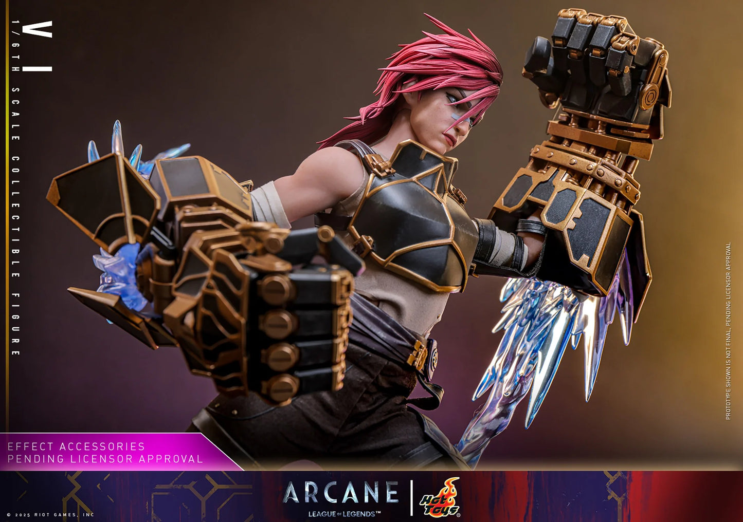 PREVENTA Hot Toys Movie Masterpiece Series: Arcane - VI Escala 1/6