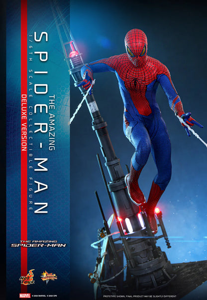 PREVENTA Hot Toys Movie Masterpiece Series: The Amazing Spiderman - Spiderman Andrew Garfield Deluxe Escala 1/6