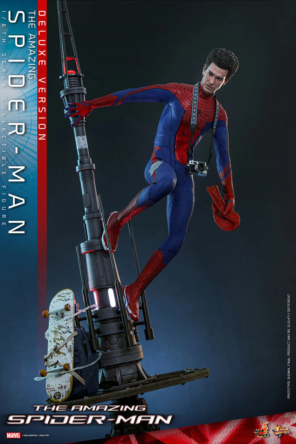 PREVENTA Hot Toys Movie Masterpiece Series: The Amazing Spiderman - Spiderman Andrew Garfield Deluxe Escala 1/6