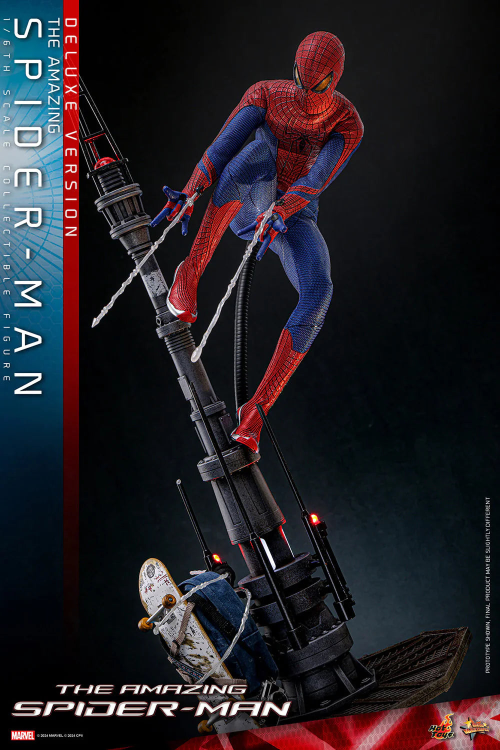 PREVENTA Hot Toys Movie Masterpiece Series: The Amazing Spiderman - Spiderman Andrew Garfield Deluxe Escala 1/6