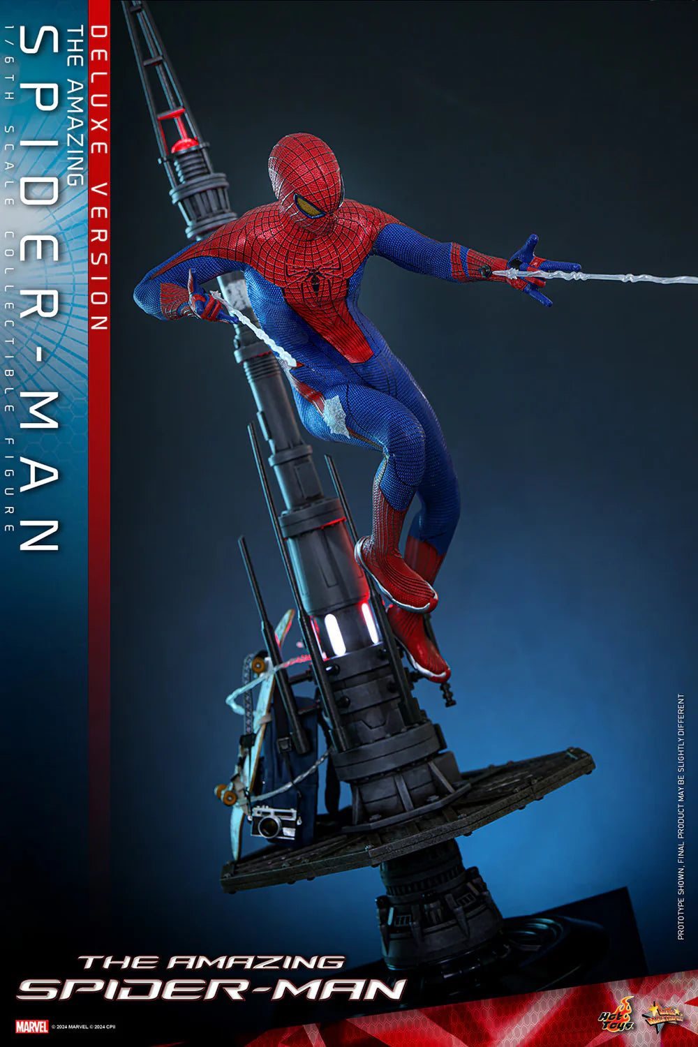 PREVENTA Hot Toys Movie Masterpiece Series: The Amazing Spiderman - Spiderman Andrew Garfield Deluxe Escala 1/6