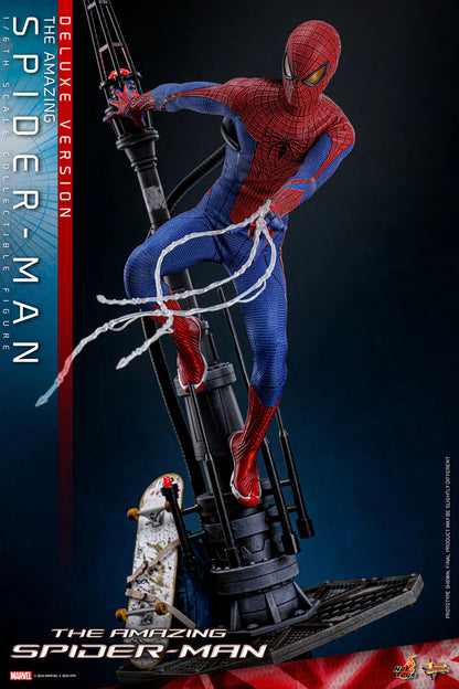 PREVENTA Hot Toys Movie Masterpiece Series: The Amazing Spiderman - Spiderman Andrew Garfield Deluxe Escala 1/6