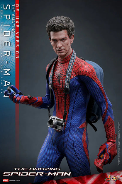 PREVENTA Hot Toys Movie Masterpiece Series: The Amazing Spiderman - Spiderman Andrew Garfield Deluxe Escala 1/6