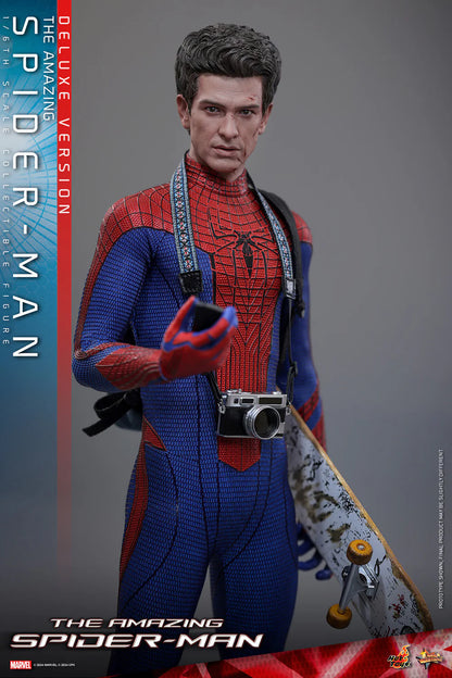 PREVENTA Hot Toys Movie Masterpiece Series: The Amazing Spiderman - Spiderman Andrew Garfield Deluxe Escala 1/6