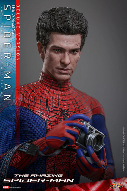 PREVENTA Hot Toys Movie Masterpiece Series: The Amazing Spiderman - Spiderman Andrew Garfield Deluxe Escala 1/6