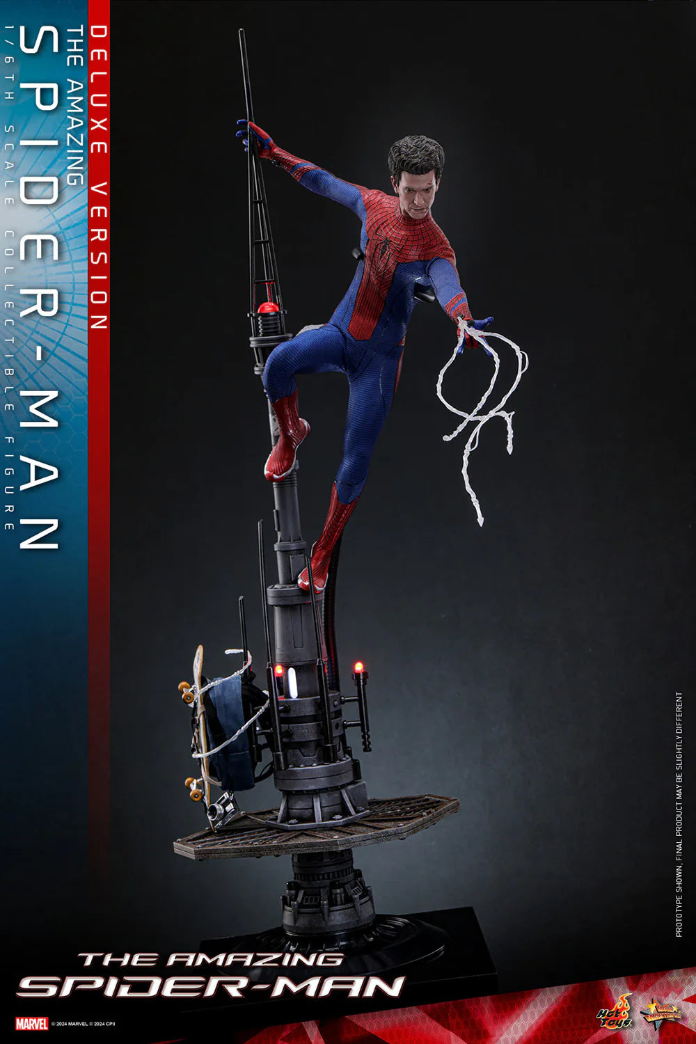 PREVENTA Hot Toys Movie Masterpiece Series: The Amazing Spiderman - Spiderman Andrew Garfield Deluxe Escala 1/6