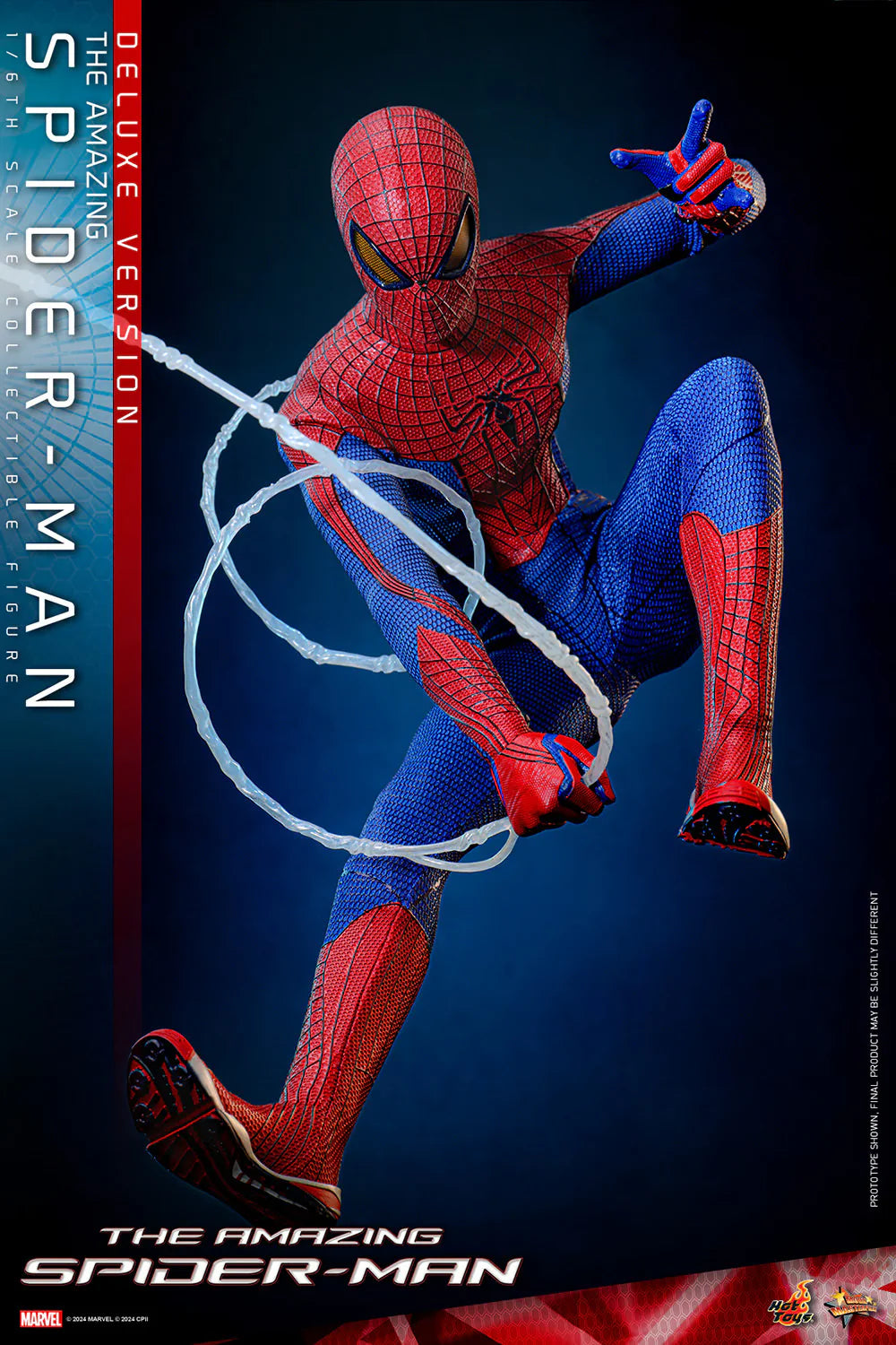 PREVENTA Hot Toys Movie Masterpiece Series: The Amazing Spiderman - Spiderman Andrew Garfield Deluxe Escala 1/6