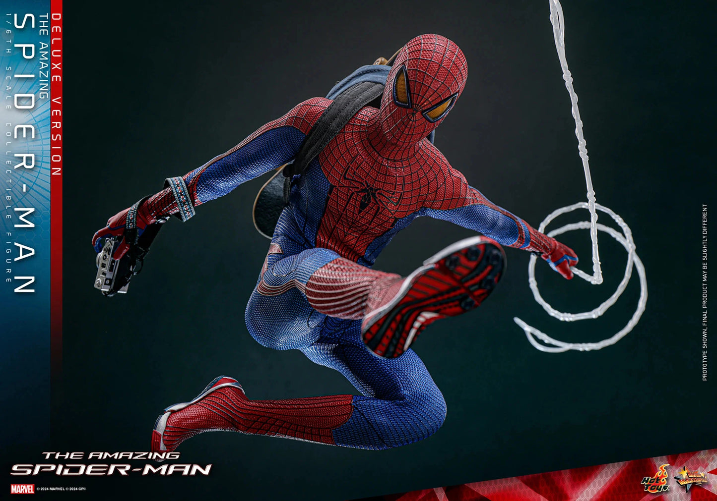 PREVENTA Hot Toys Movie Masterpiece Series: The Amazing Spiderman - Spiderman Andrew Garfield Deluxe Escala 1/6