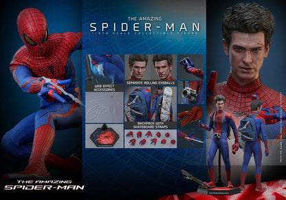 PREVENTA Hot Toys Movie Masterpiece Series: The Amazing Spiderman - Spiderman Andrew Garfield Escala 1/6