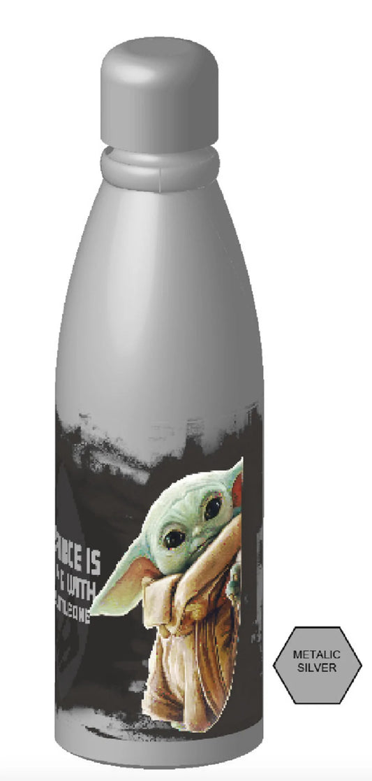 Zak Botella de Aluminio: Star Wars - Grogu 600 ml