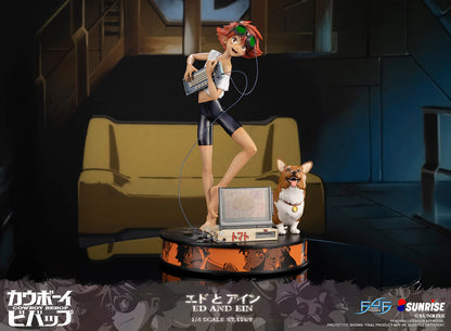 First 4 Figures: Cowboy Bebop - Ed y Ein Edicion Estandar Escala 1/4