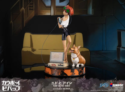 First 4 Figures: Cowboy Bebop - Ed y Ein Edicion Estandar Escala 1/4