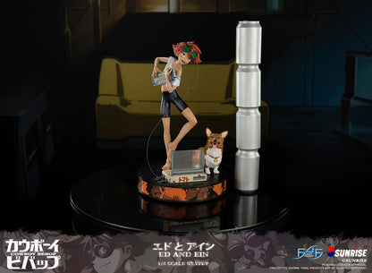 First 4 Figures: Cowboy Bebop - Ed y Ein Edicion Estandar Escala 1/4