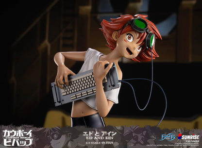 First 4 Figures: Cowboy Bebop - Ed y Ein Edicion Estandar Escala 1/4