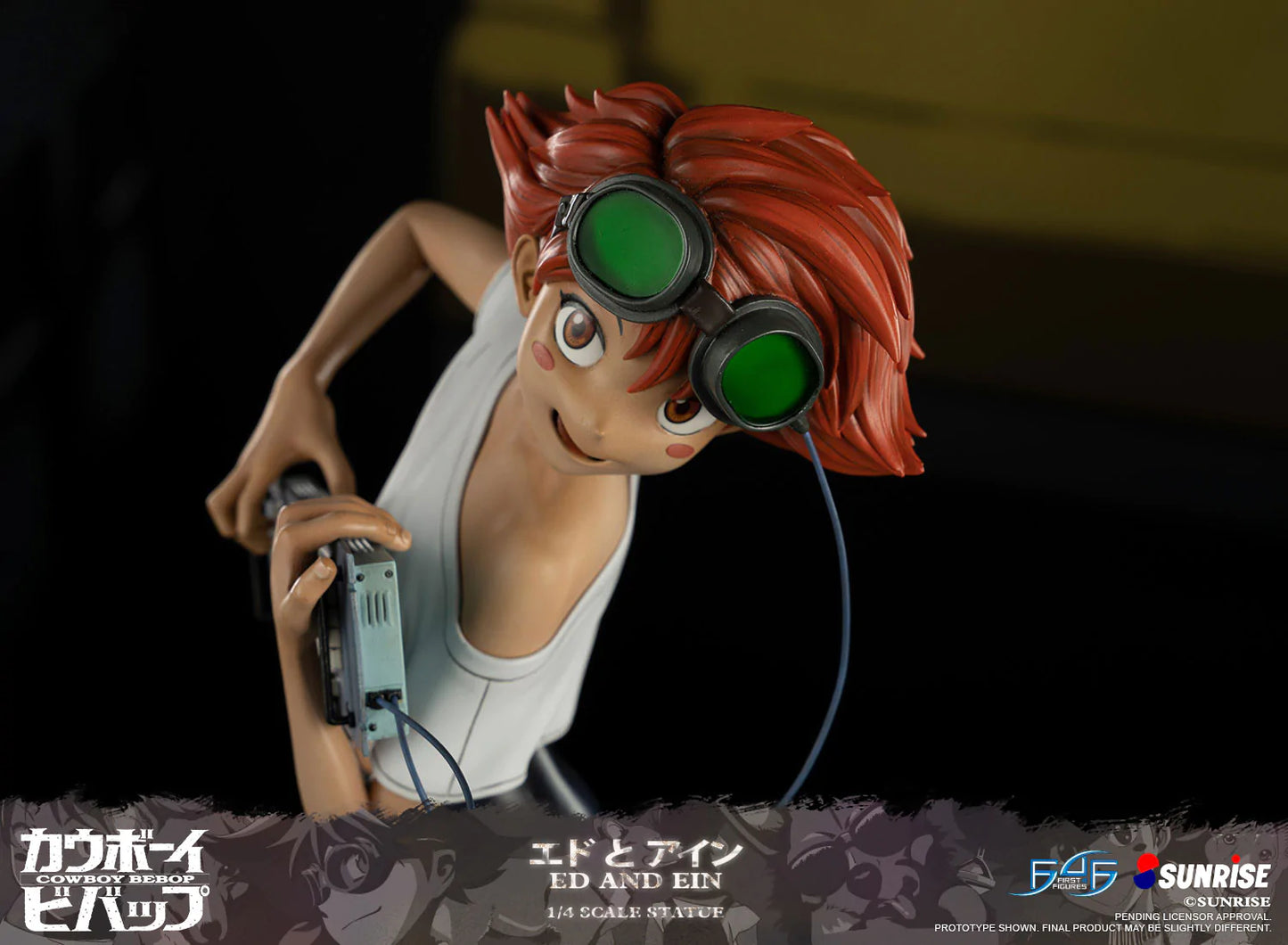 First 4 Figures: Cowboy Bebop - Ed y Ein Edicion Estandar Escala 1/4