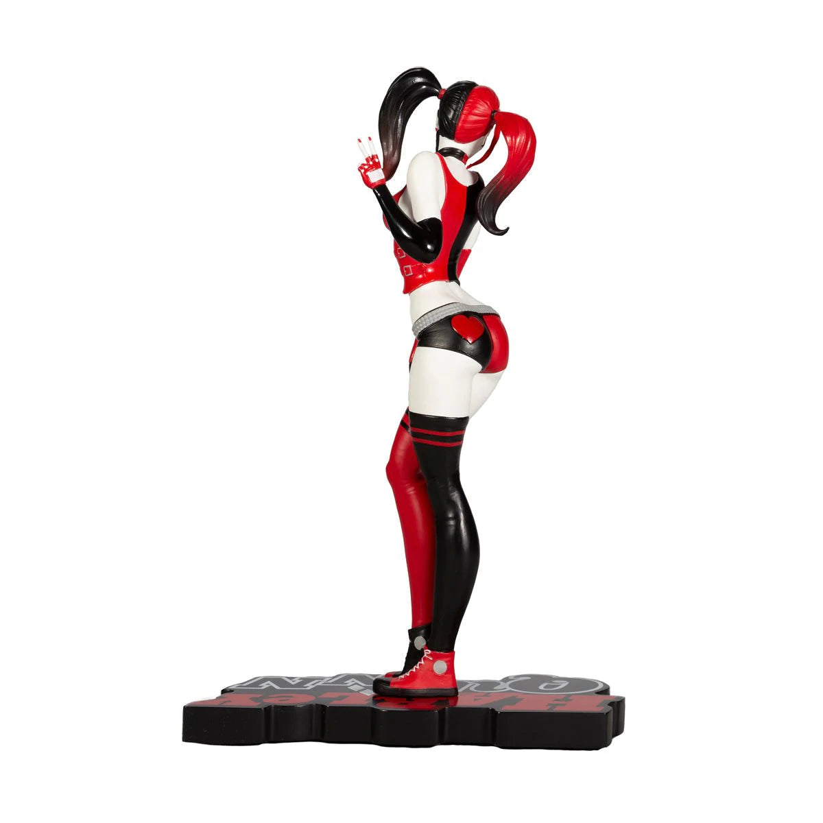 DC Direct Estatua: Red White and Black - Harley Quinn de J Scott Campbell Escala 1/10