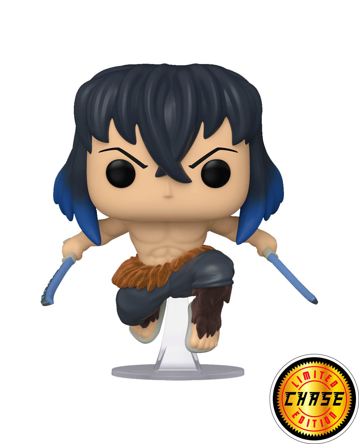 Funko Pop Animation: Demon Slayer - Inosuke Flocked Chase Exclusivo